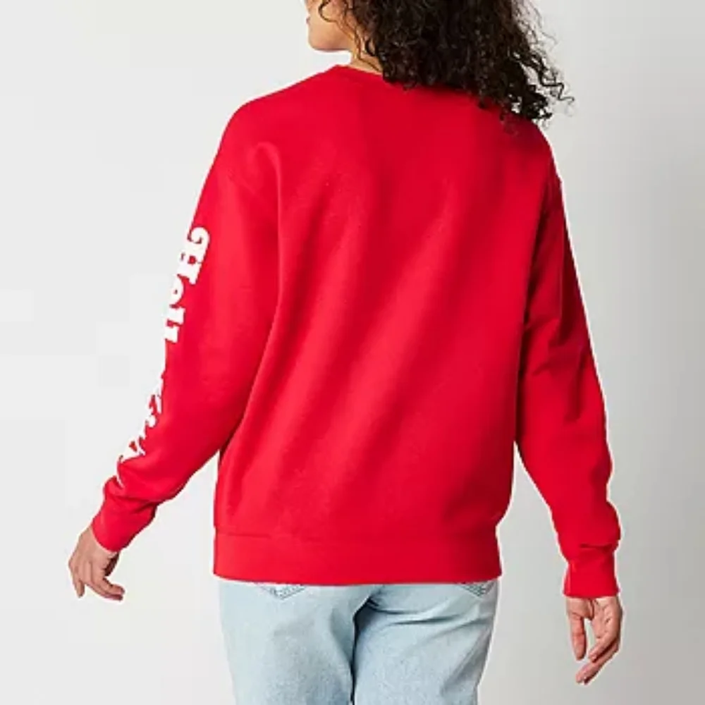 "NEW" Hello Kitty Red Pullover Crewneck Sweatshirt Women's 1X - Picture 3 of 5